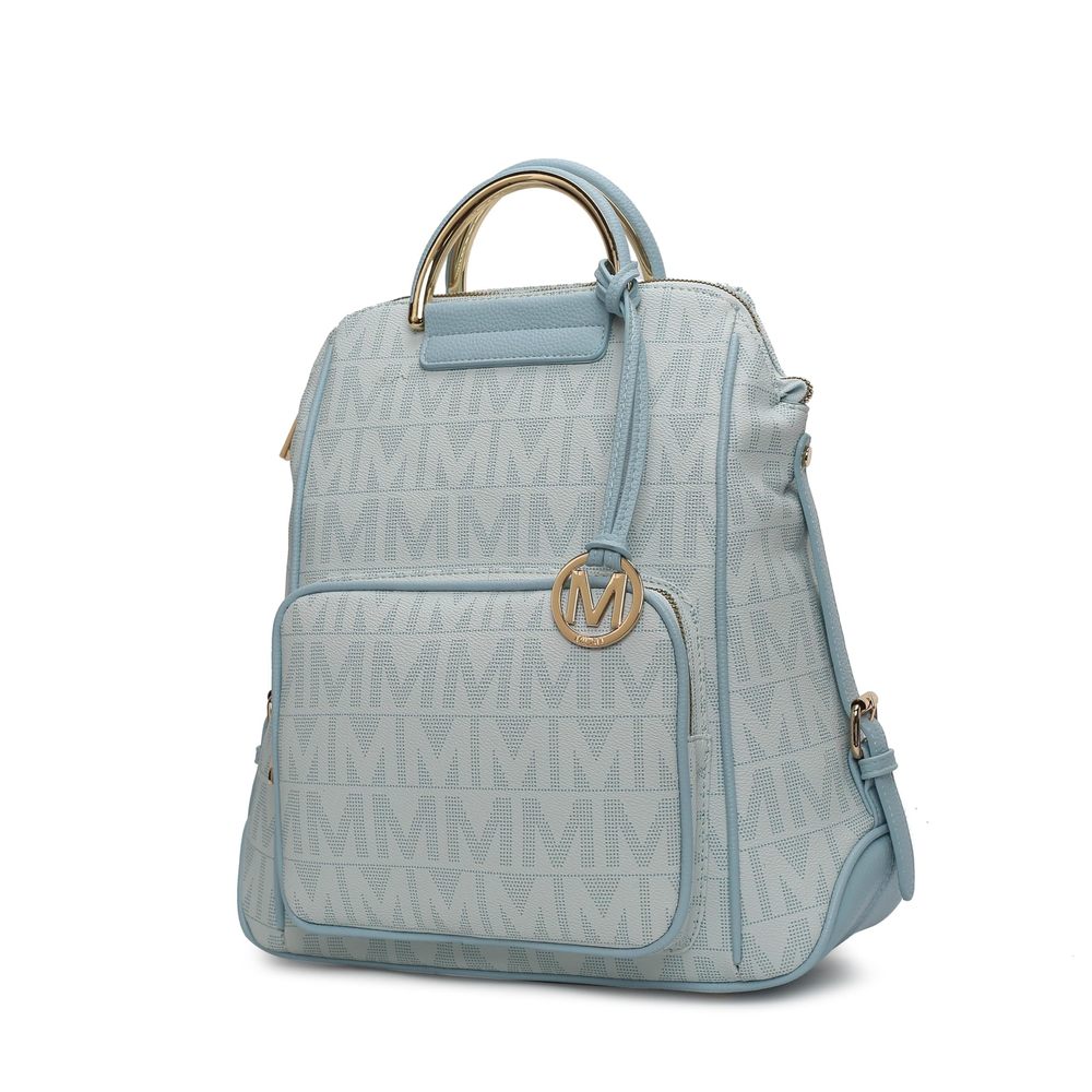 Signature Women Backpack, Vegan Leather Travel Bag Top-Handle Fashion😻